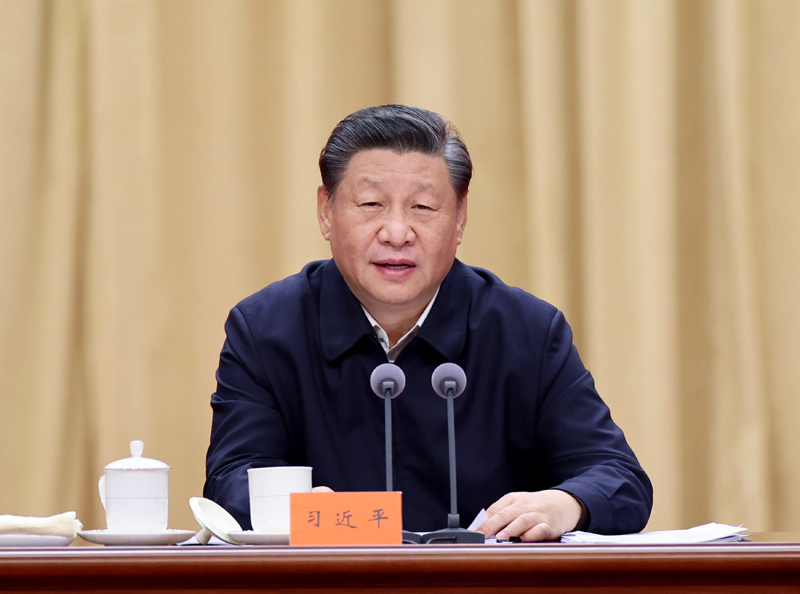 　　1月11日，省部级主要领导干部学习贯彻党的十九届六中全会精神专题研讨班在中央党校（国家行政麻豆视频
）开班。中共中央总书记、国家主席、中央军委主席习近平在开班式上发表重要讲话。新华社记者 王晔 摄